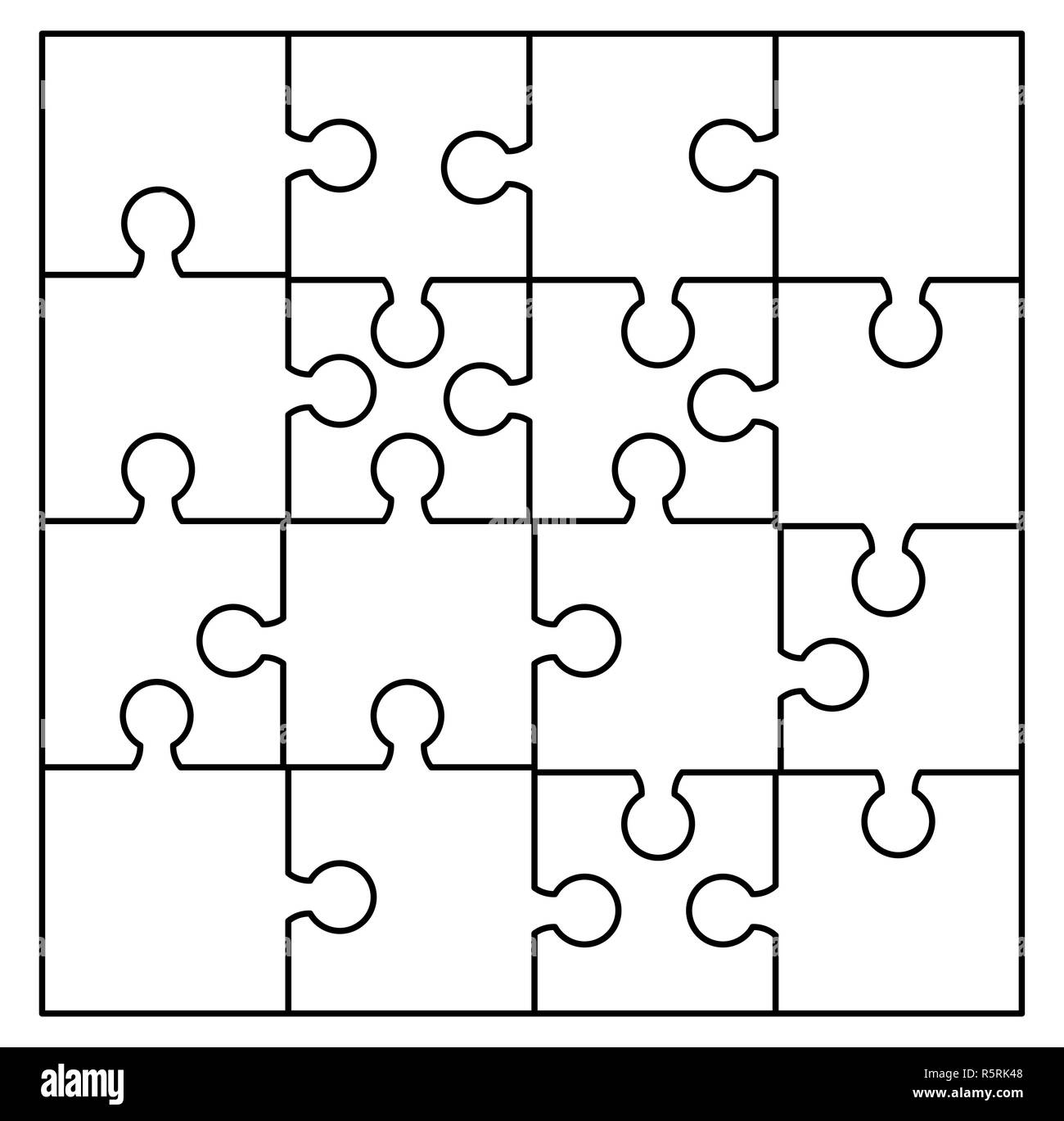 Puzzle Silhouette Set Vector Symbol Icon Design Stock Photo Alamy