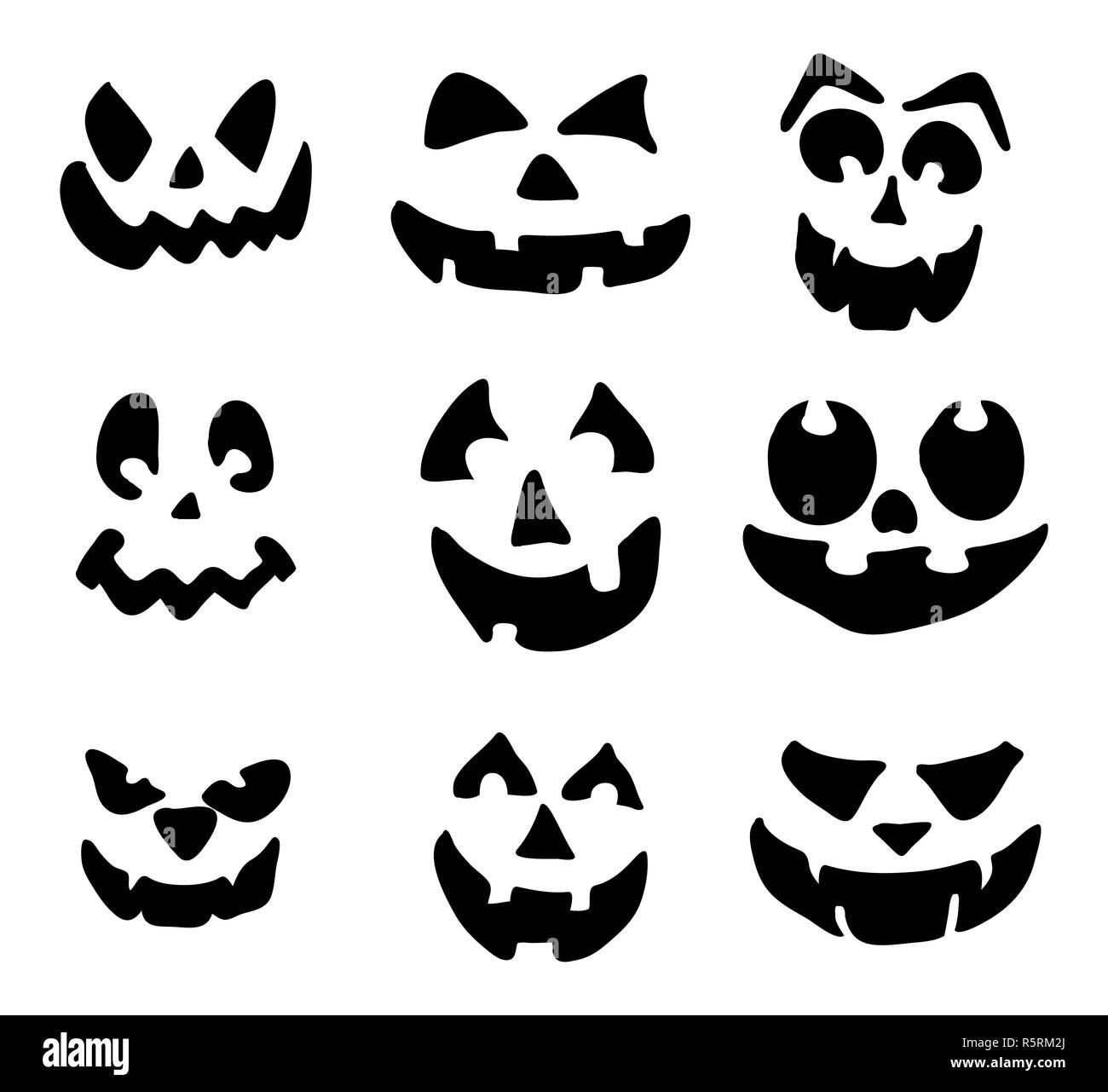 Scared face image Royalty Free Stock SVG Vector