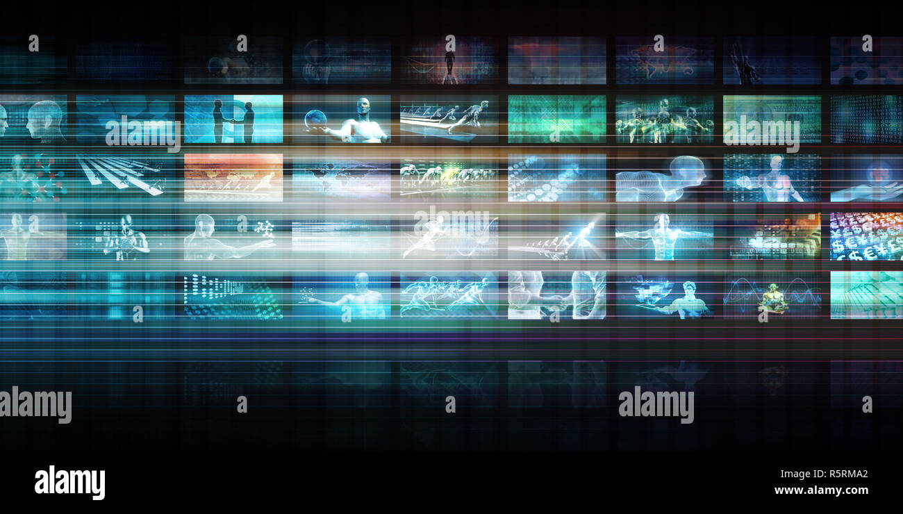 Futuristic Technology Stock Photo