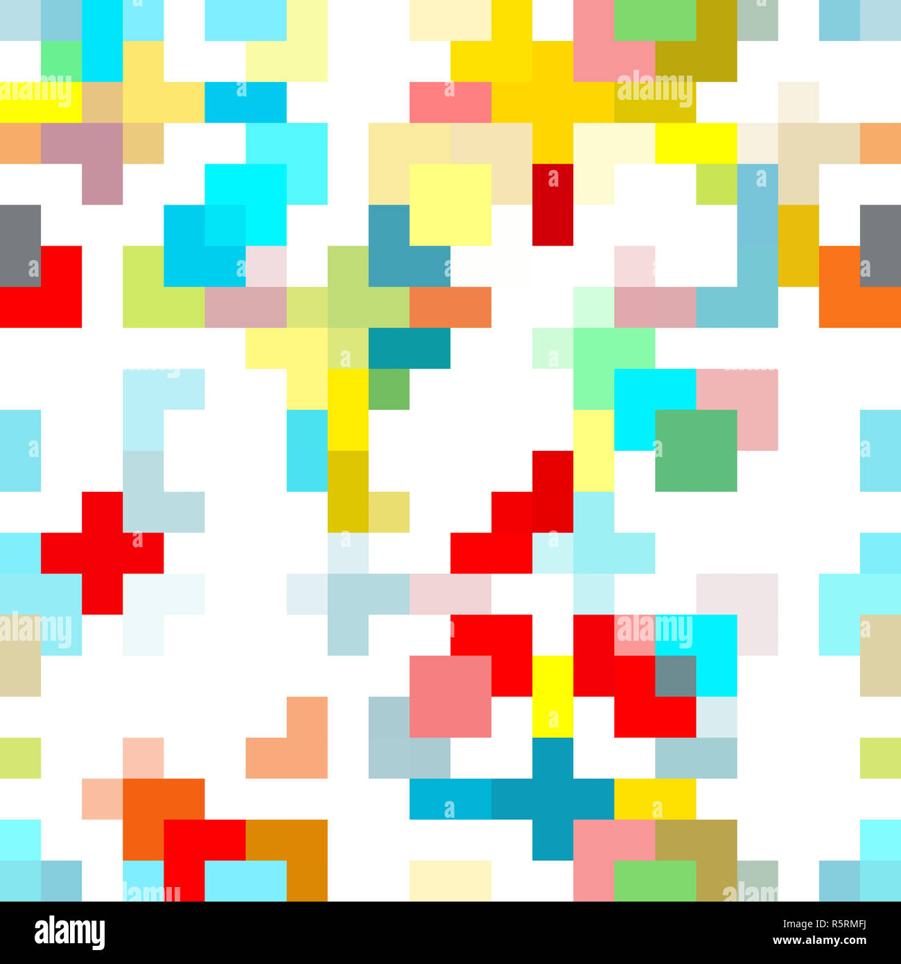 Pixel Art Stock Photo