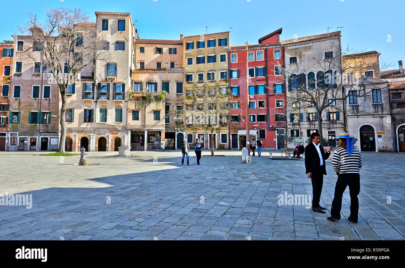 Jewish ghetto in the cannaregio quarter of Venice (Italy Stock Photo - Alamy