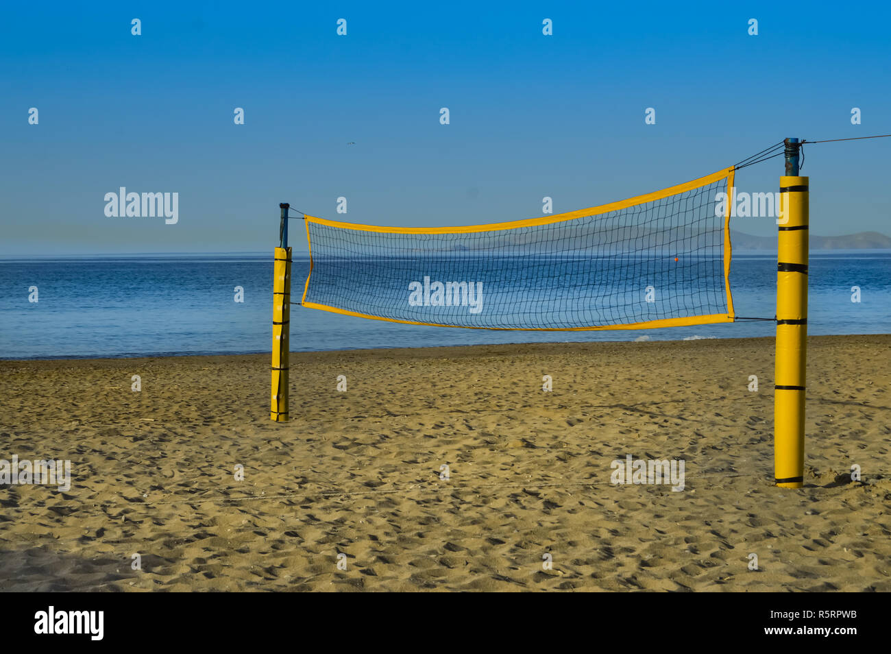 Beach volleyball on the sand Stock Photo Alamy