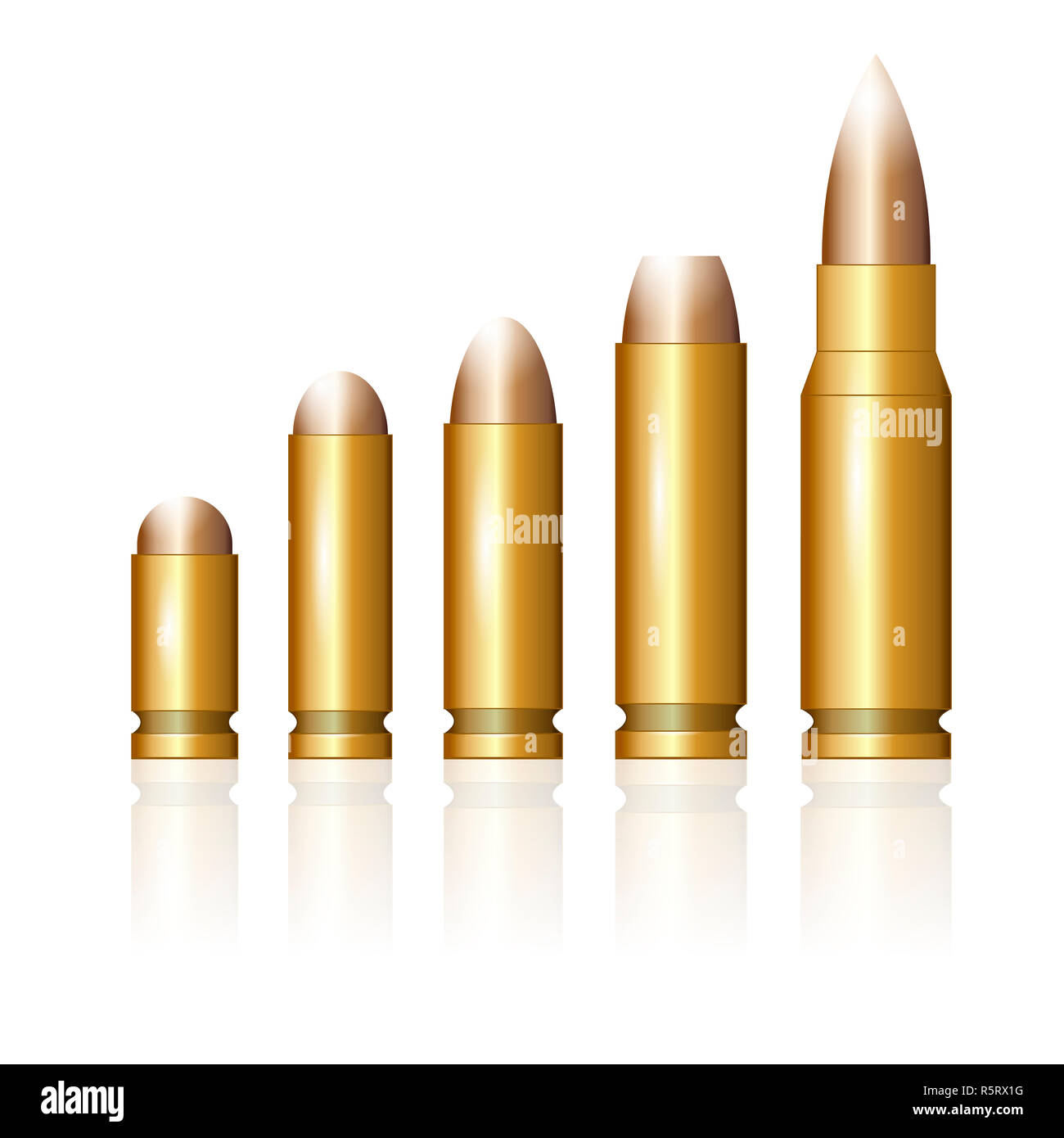 Different bullets Cut Out Stock Images & Pictures - Alamy