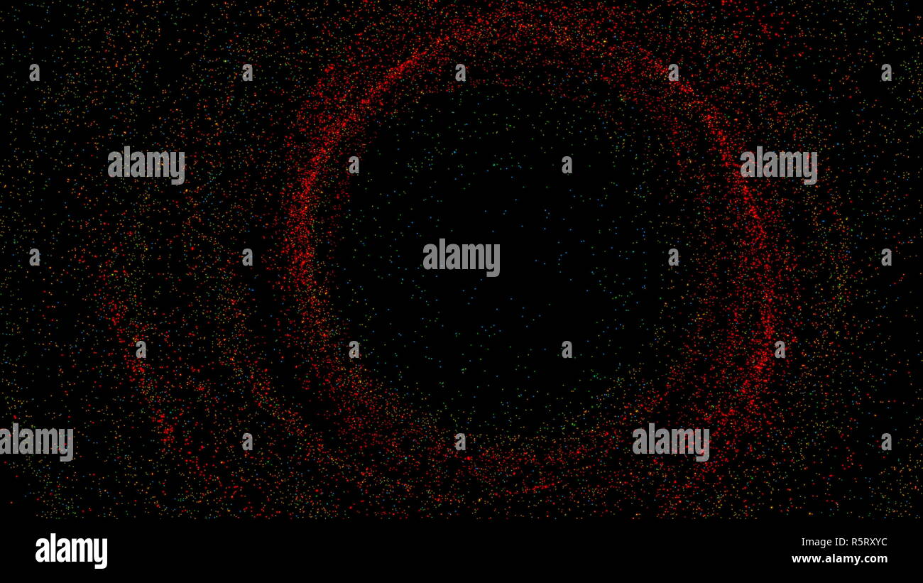 Atomic particles background animation hi-res stock photography and ...