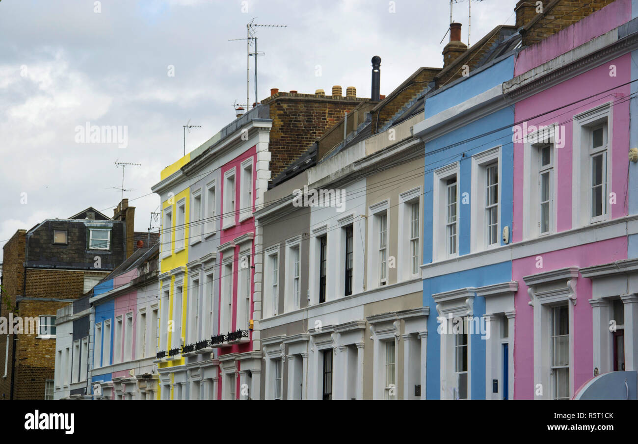 notting hill Stock Photo