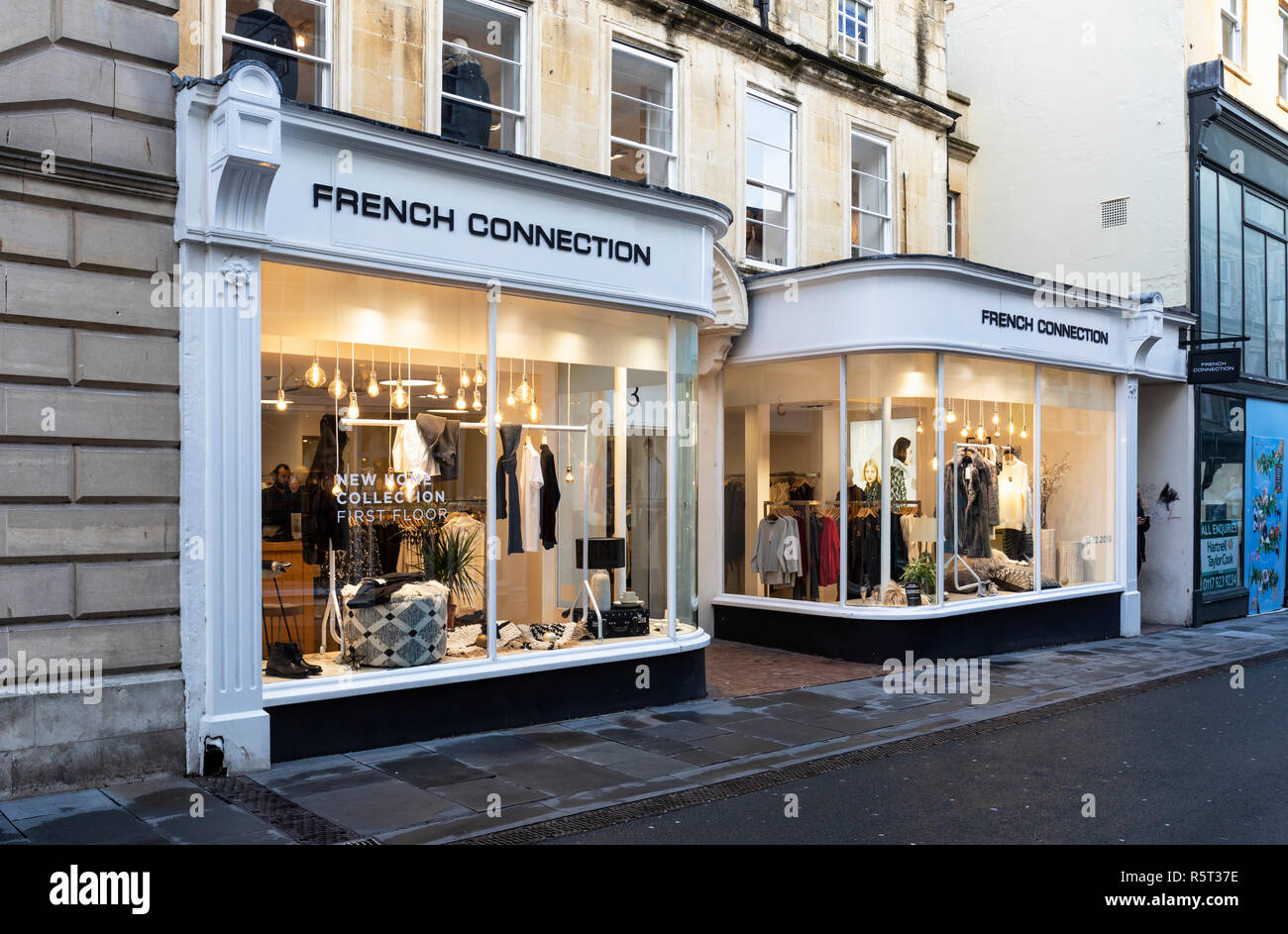 French Connection, Green Street, Bath, UK Stock Photo