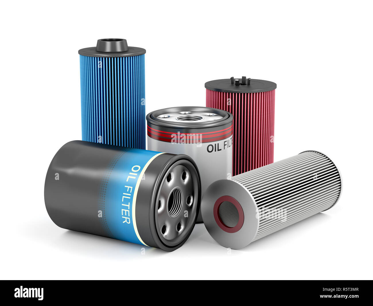 Automotive oil filters Stock Photo Alamy