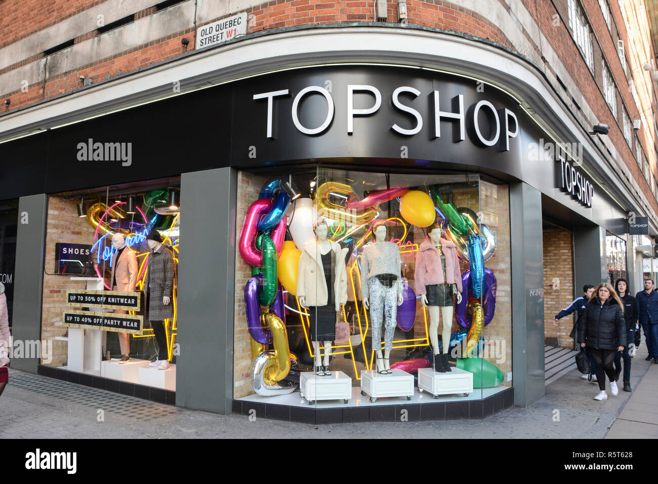 TopShop store Oxford Street, London, UK Stock Photo - Alamy