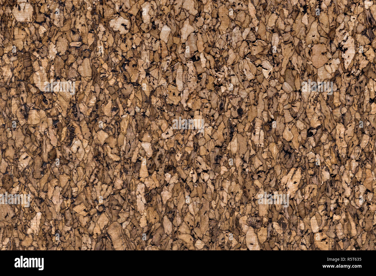 dark brown cork texture Stock Photo