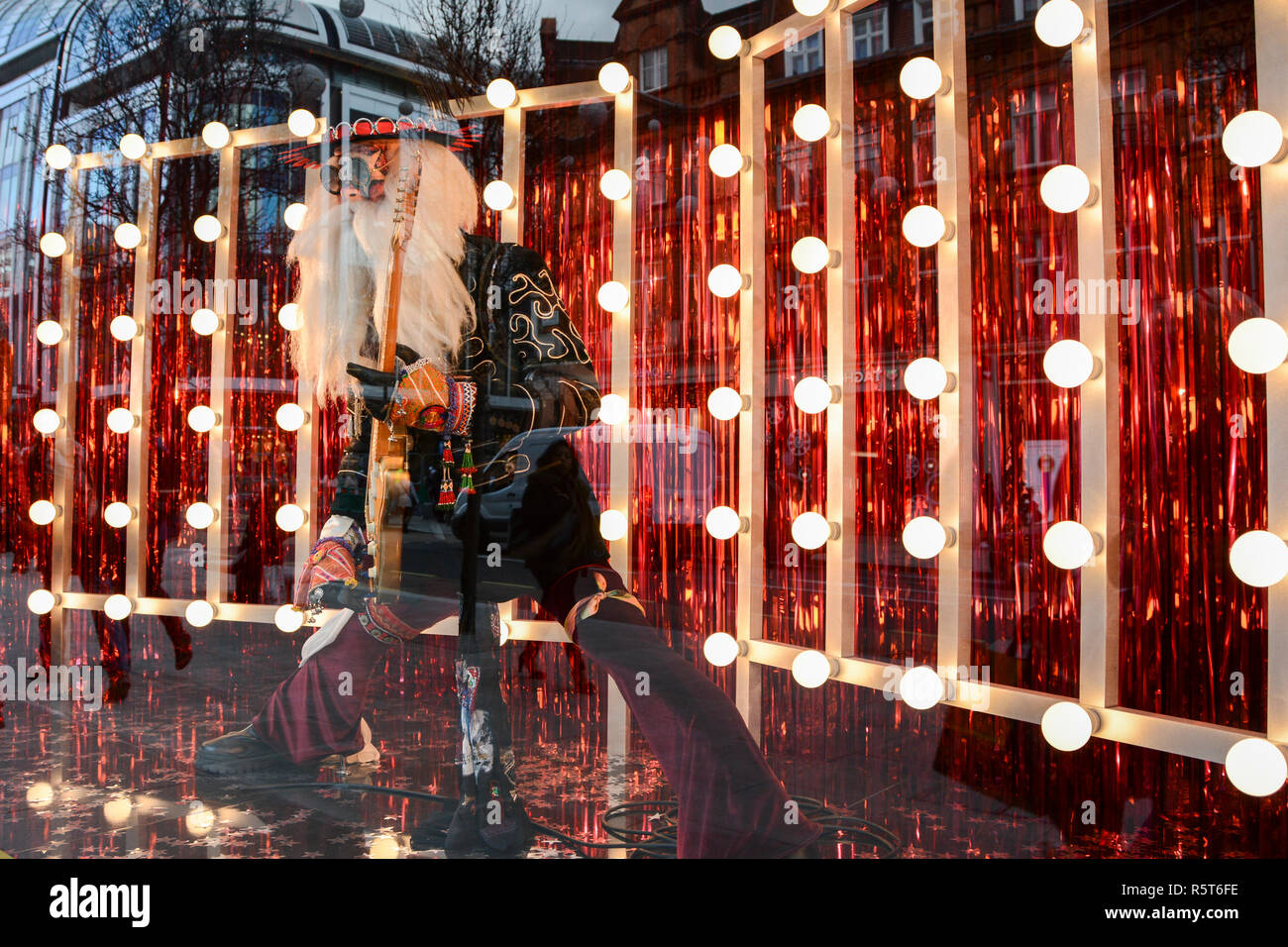 Selfridges Rocks Christmas Festive Window display at the famous