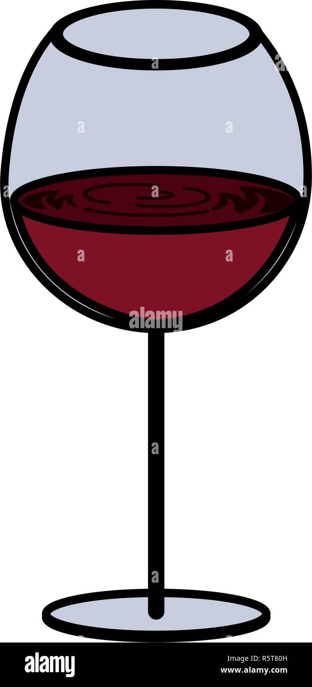Wine glass icon over white background, vector illustration Stock Vector ...