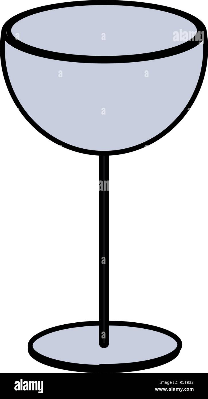 empty Wine glass icon over white background, vector illustration Stock ...