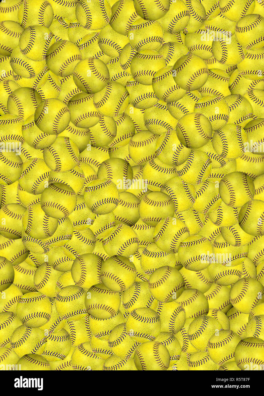layers of bright yellow softball background Stock Photo - Alamy