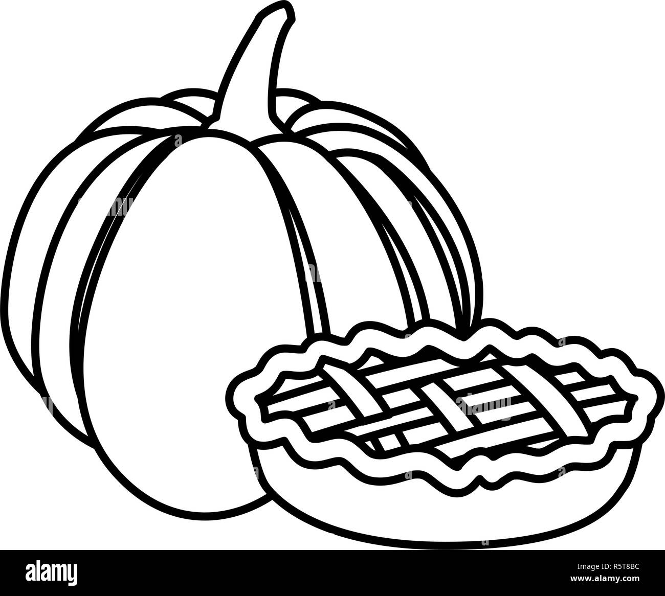 Apple pie icon over white background, vector illustration Stock Vector ...