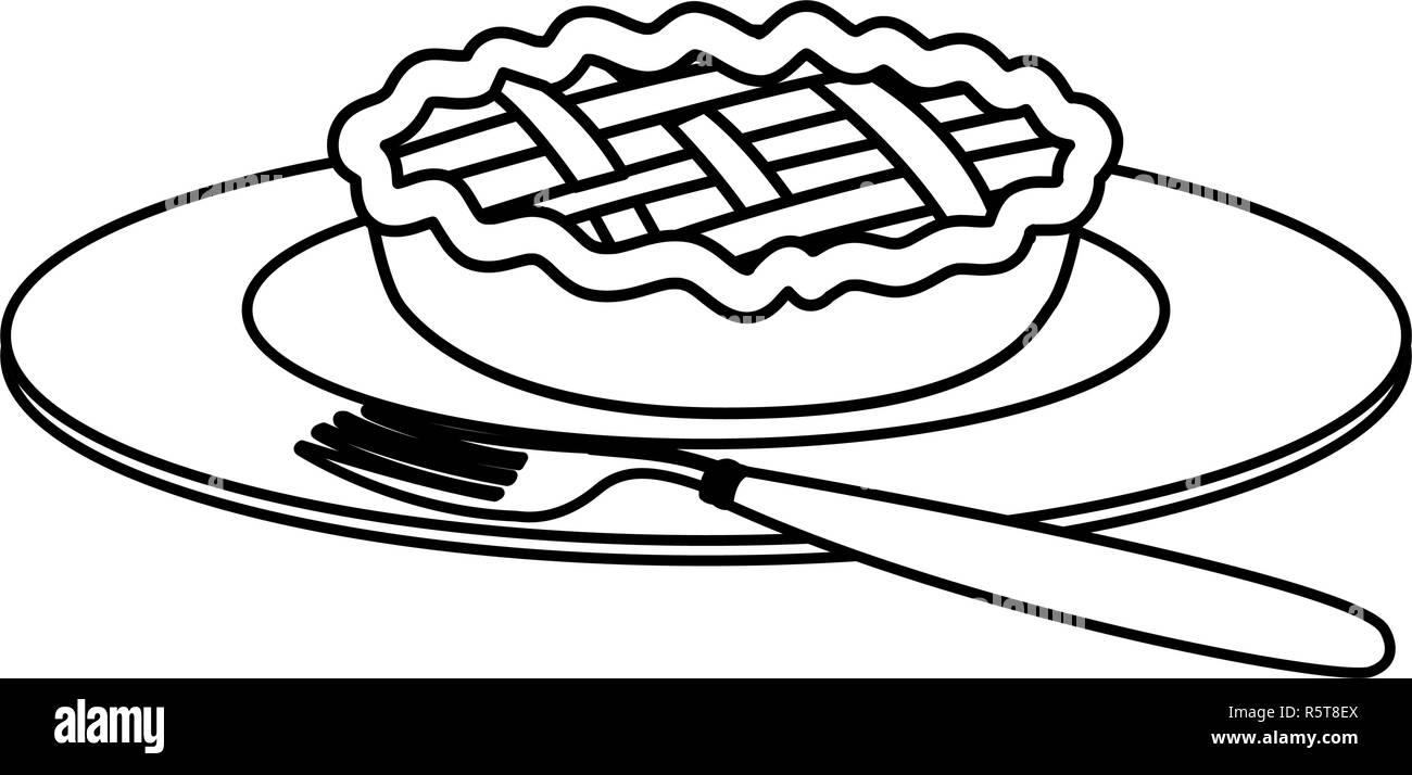 Apple Pie Black and White Stock Photos & Images Alamy