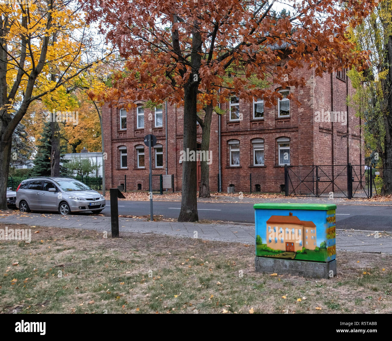 Berlin,Reinickendorf, Neheimer strasse 7, Historic brick building with