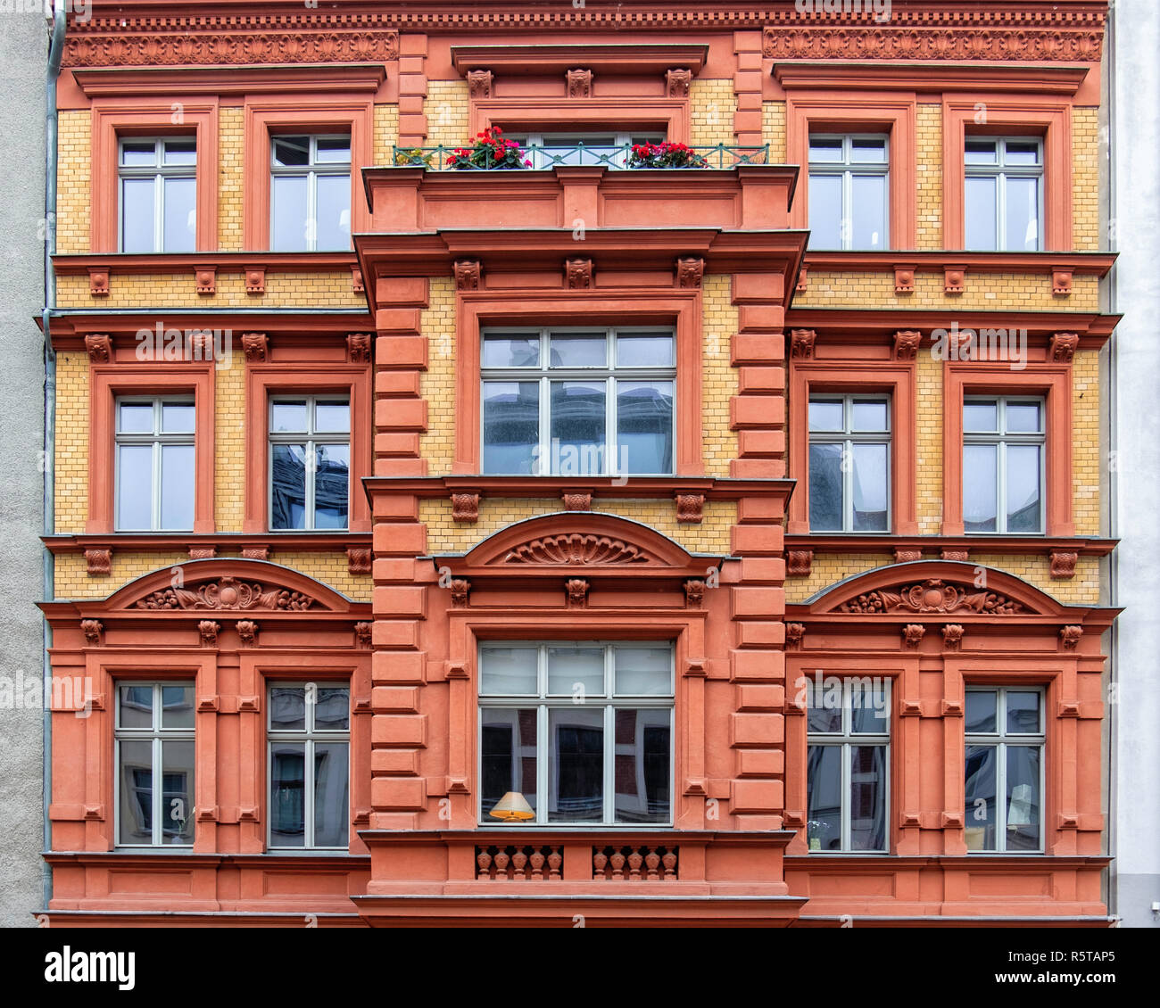 Berlin Mitte. Decorative, historic, old apartment buildings in