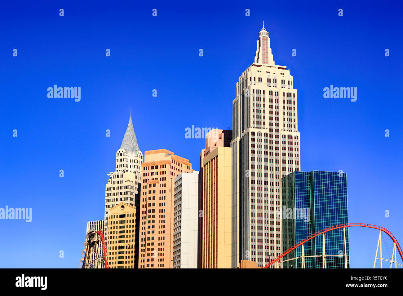 New York New York Skyscrapers In Las Vegas Nevada Stock Photo Alamy