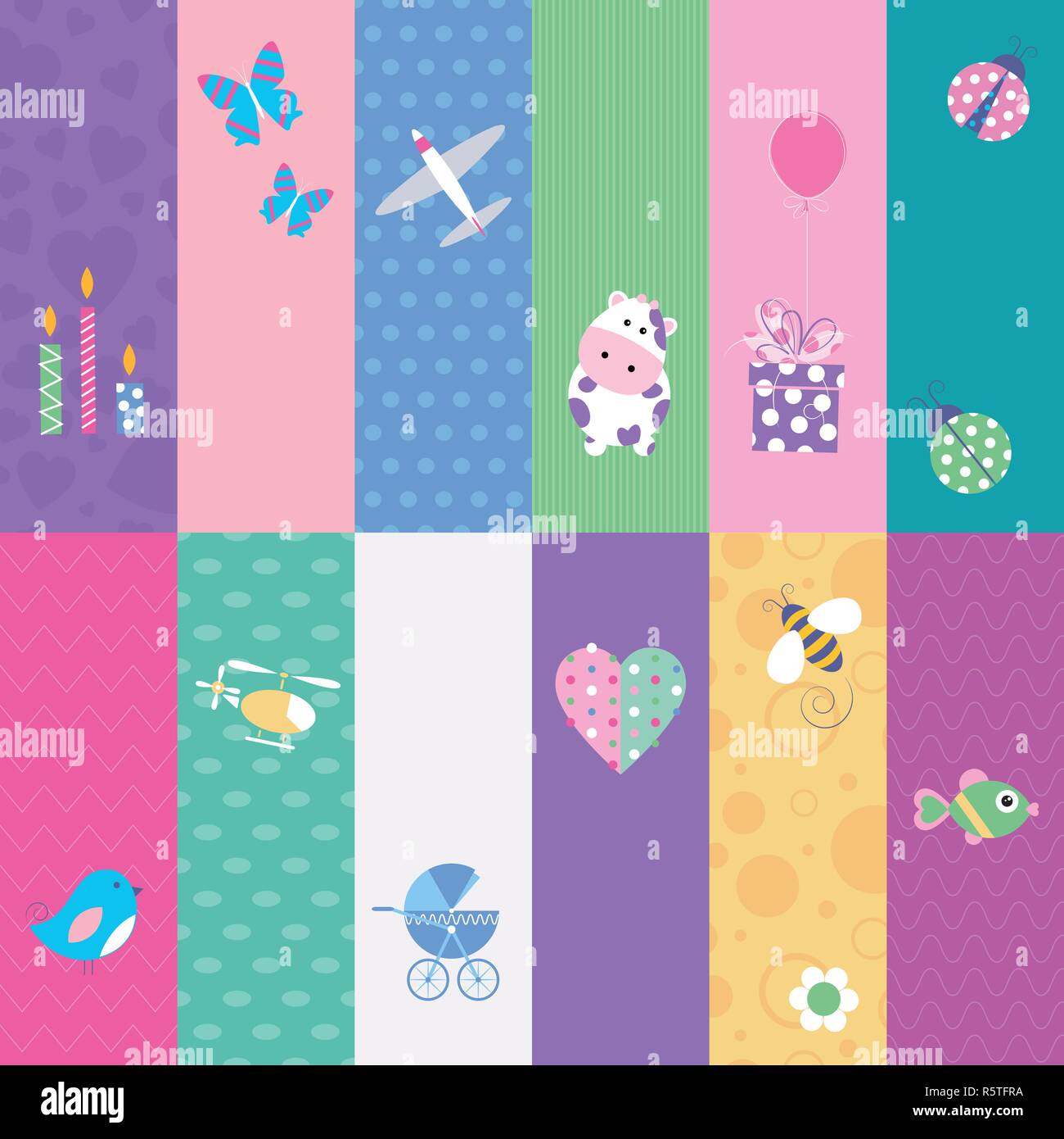 Ladybug border hi-res stock photography and images - Alamy, image size:1300x1390