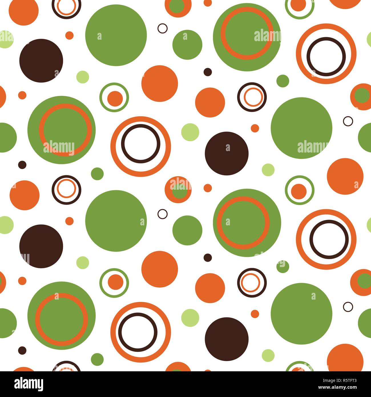 Retro circles pattern Stock Vector Image & Art - Alamy
