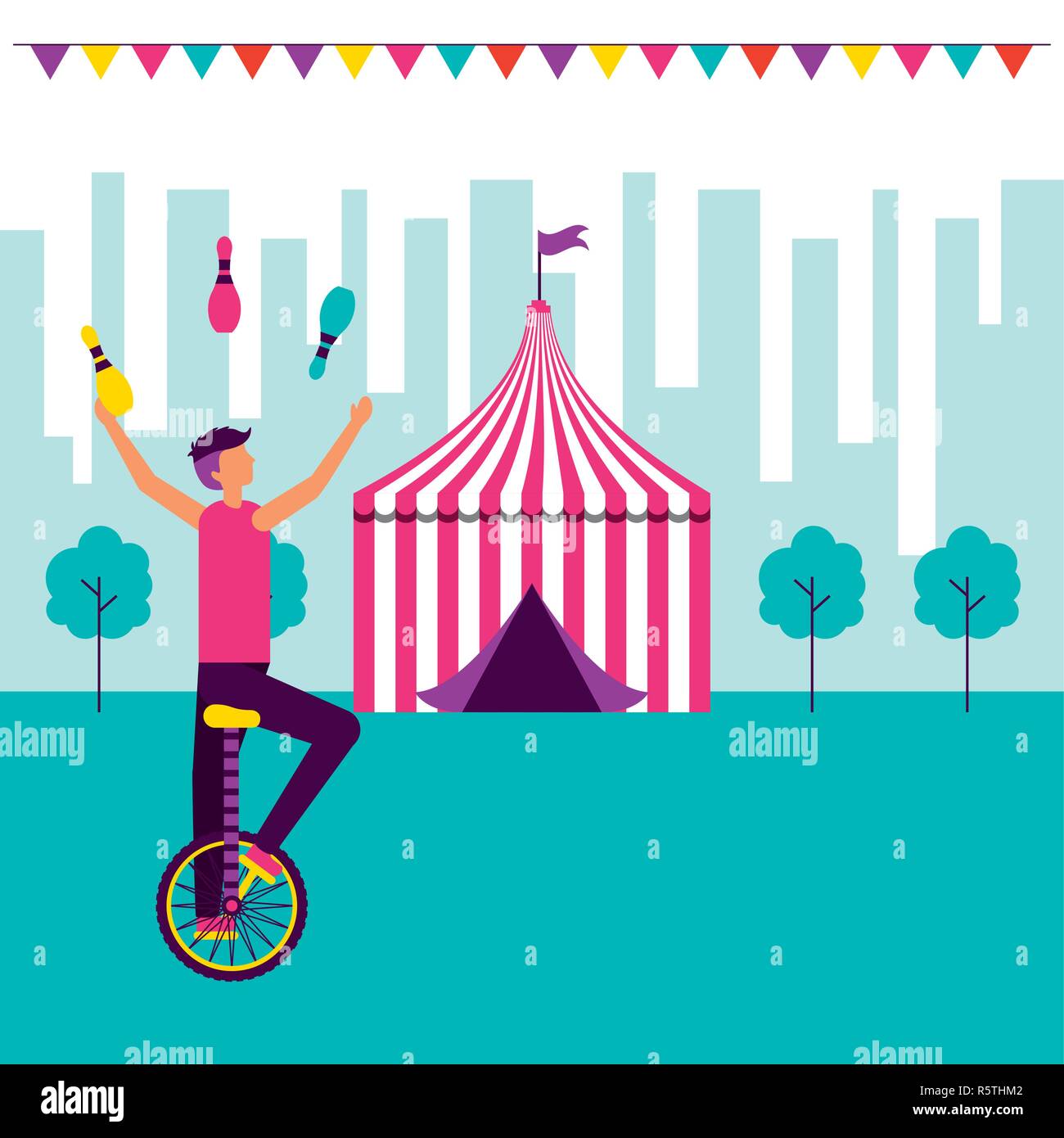 Unicycle Circus High Resolution Stock Photography and Images Alamy