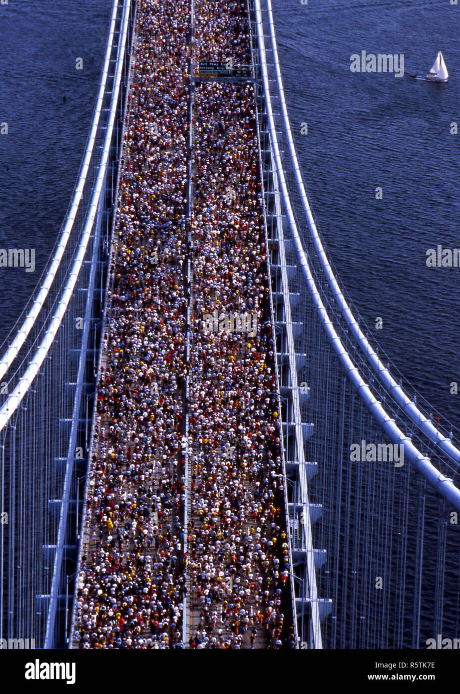 New york city marathon verezzano hires stock photography and images
