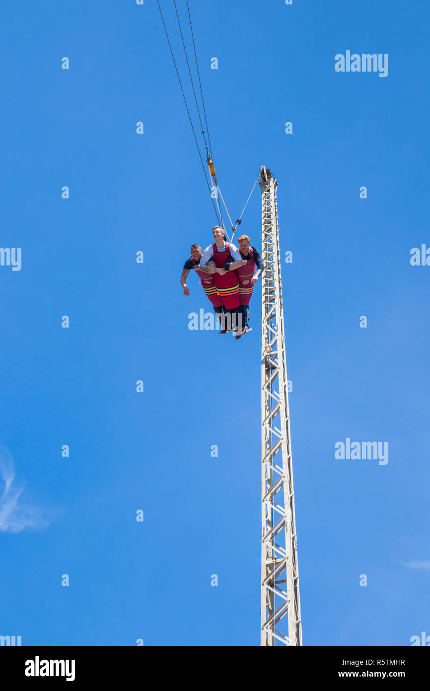 Bungee ride hires stock photography and images Alamy