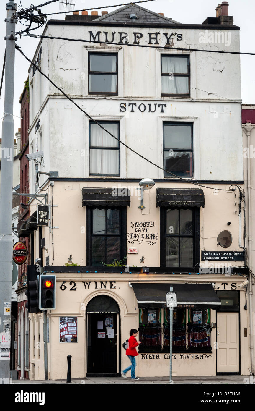 North Gate Tavern bar on 62 Shandon Street, Cork, County Cork, Ireland. Stock Photo