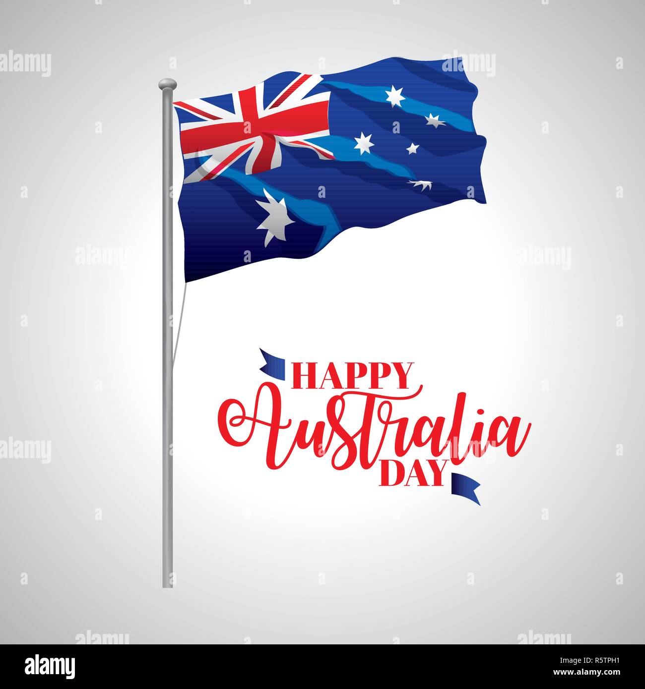 Australia day flag hi-res stock photography and images - Alamy