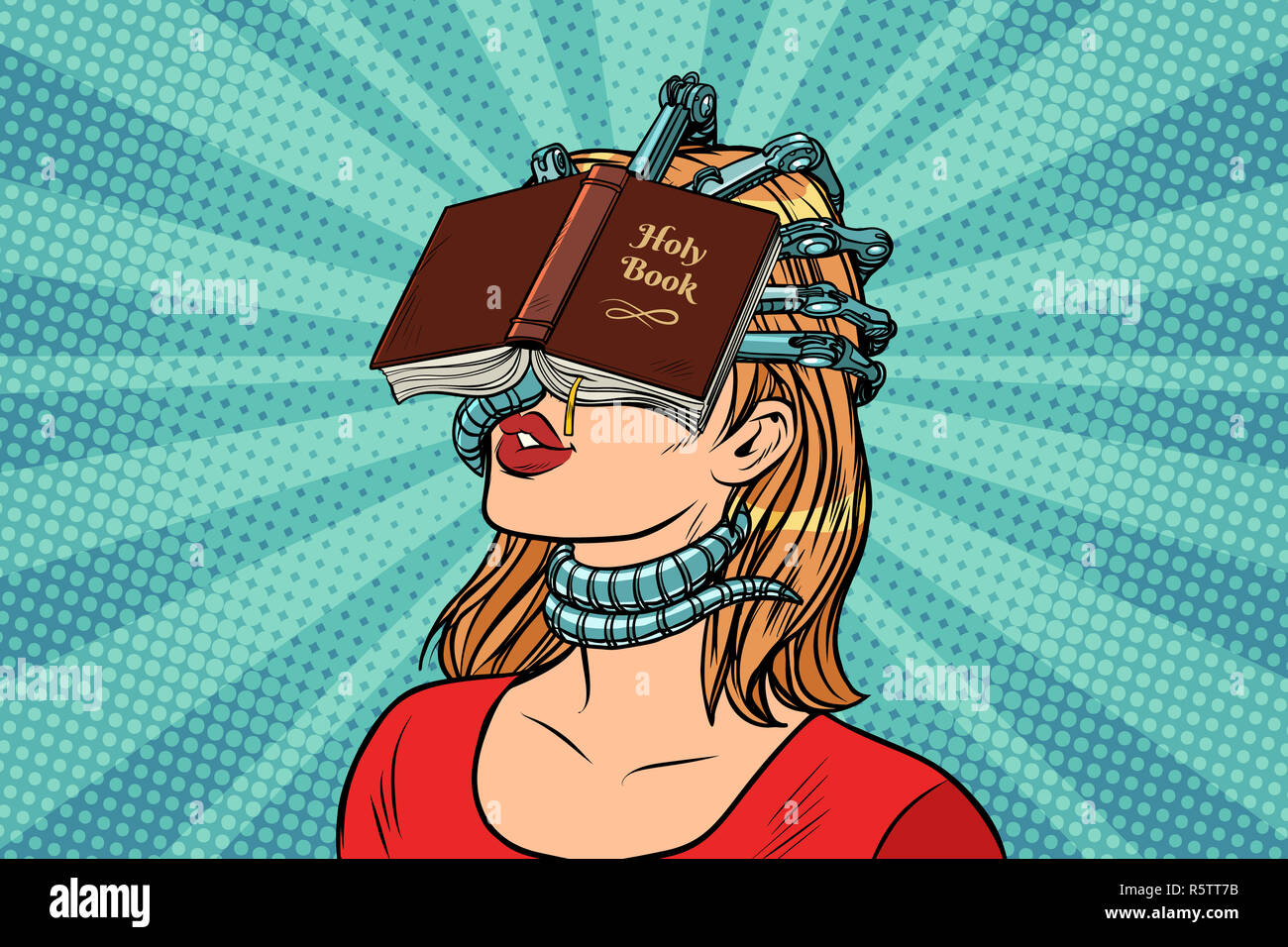 religious fanatic woman Stock Photo Alamy