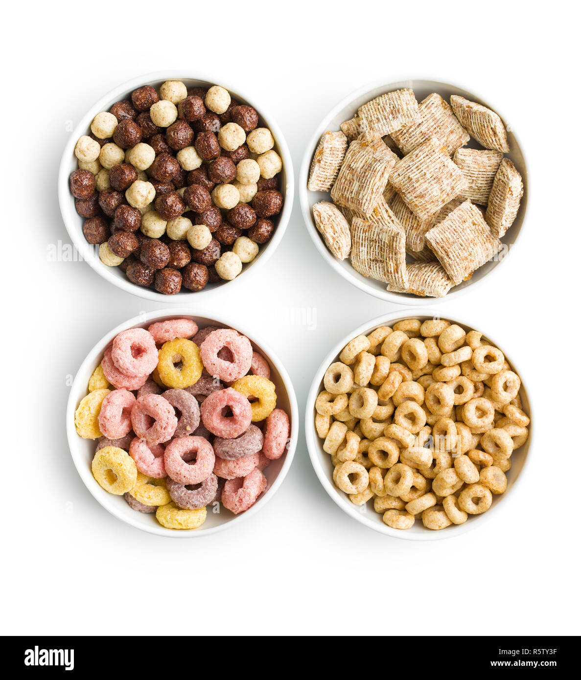 Different breakfast cereals Stock Photo Alamy