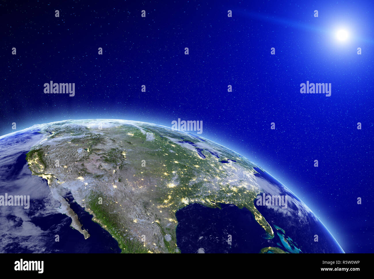 3d relief map usa hires stock photography and images Alamy