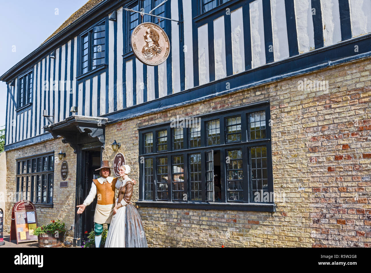 Ely (Cambridgeshire, UK): The house of Oliver Cromwell, now a museum Stock Photo