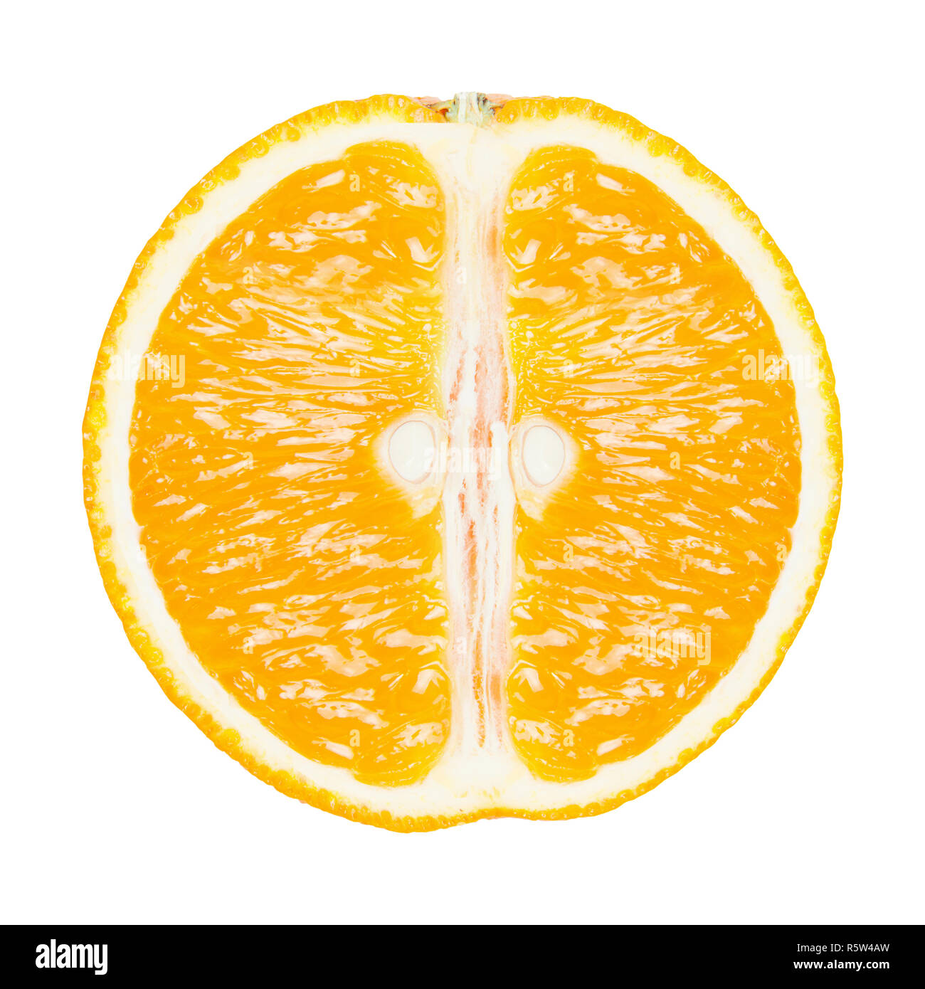 Orange. Slice of fresh orange isolated on white background Stock Photo ...
