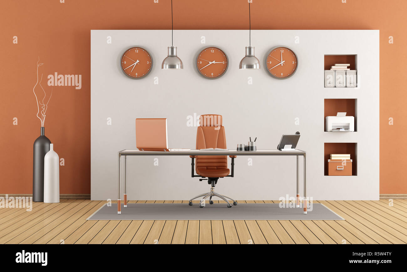 Elegant modern office Stock Photo