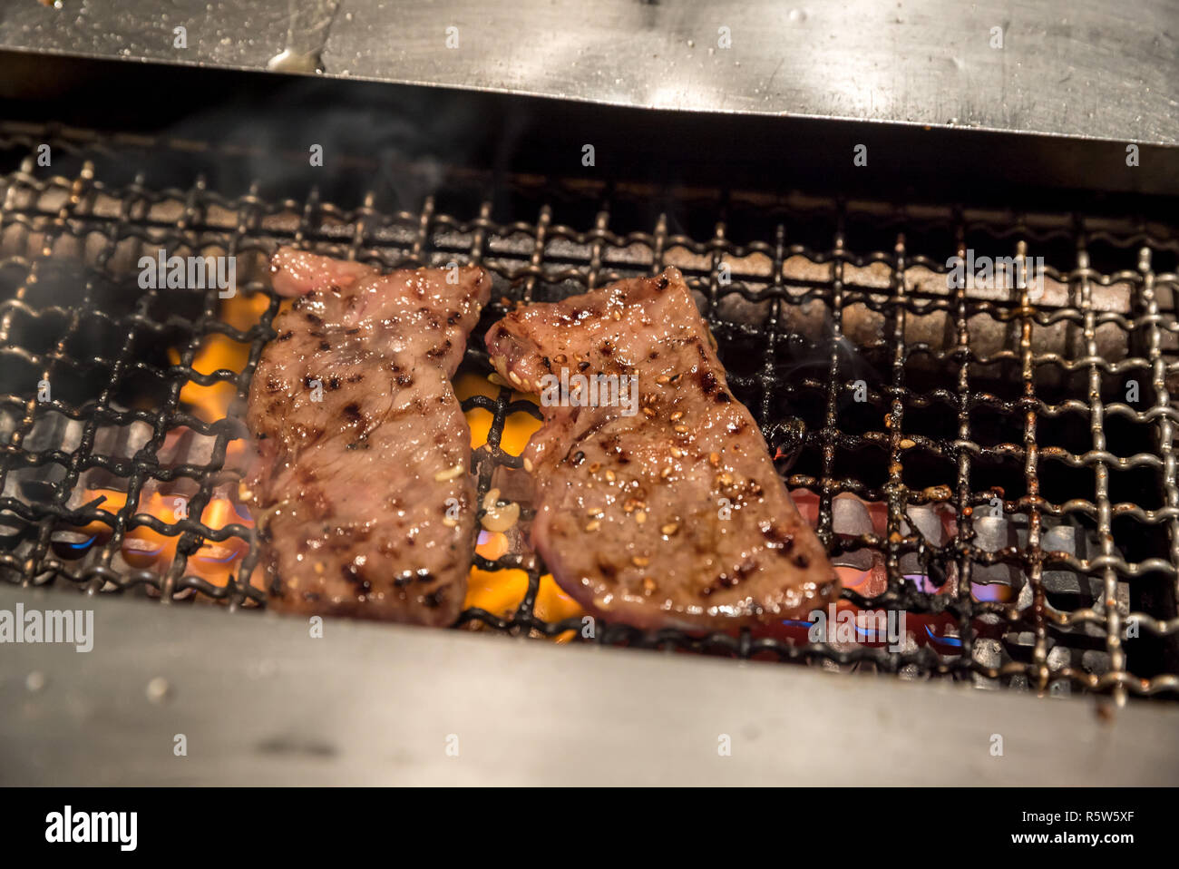 grilled wagyu beef Stock Photo Alamy