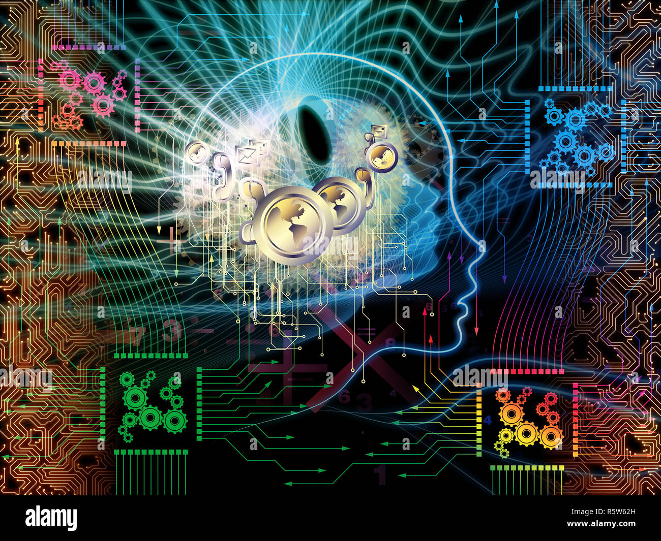 Depth of Machine Consciousness Stock Photo - Alamy