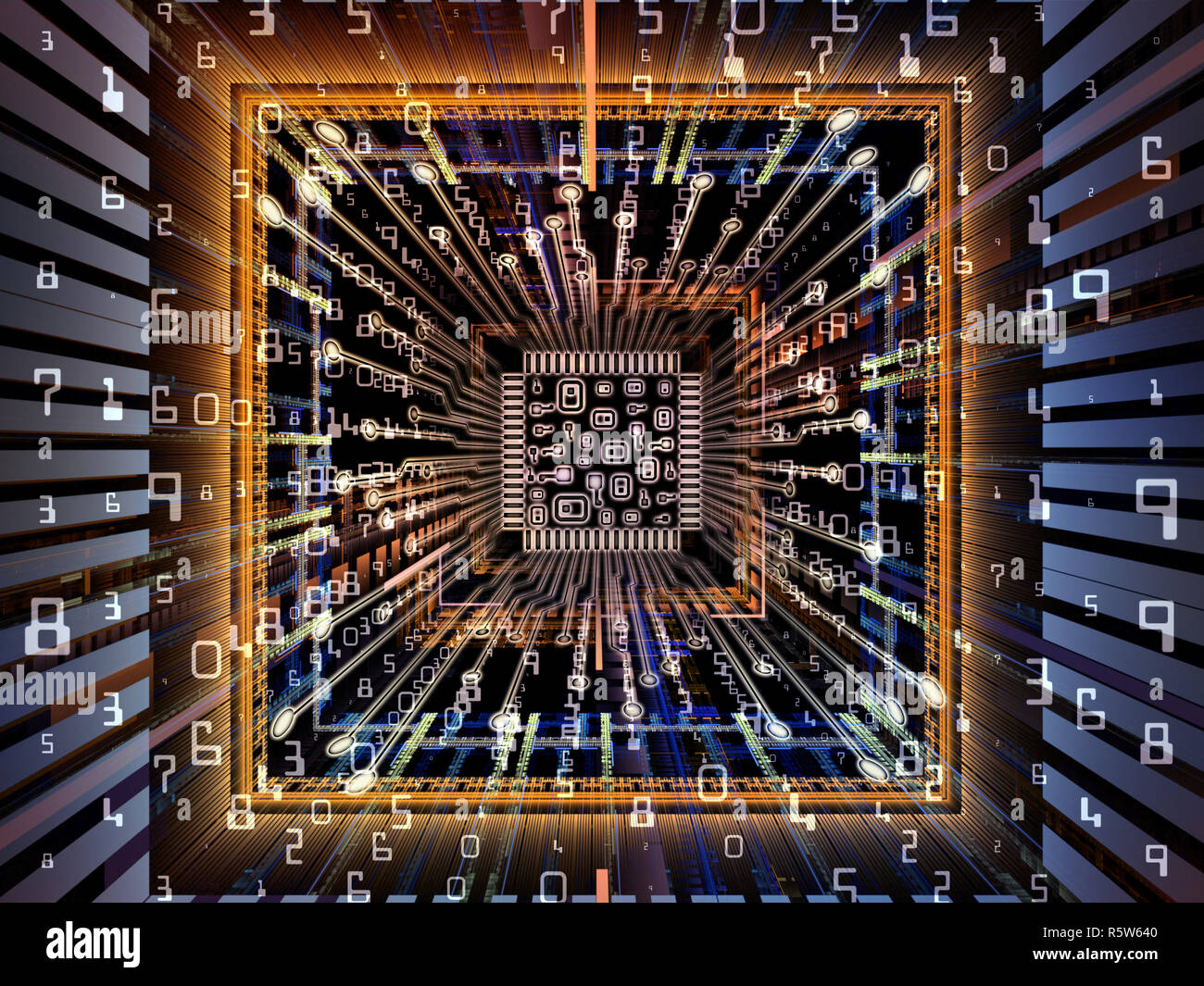 Secrets of Digital Processor Stock Photo - Alamy