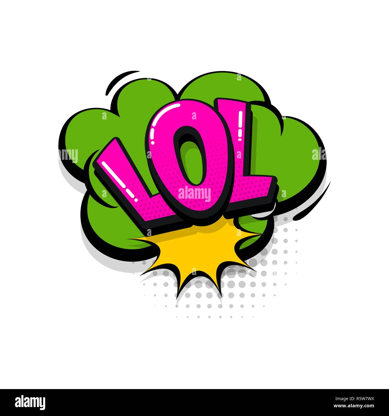 Comic text collection sound effects pop art style Stock Vector