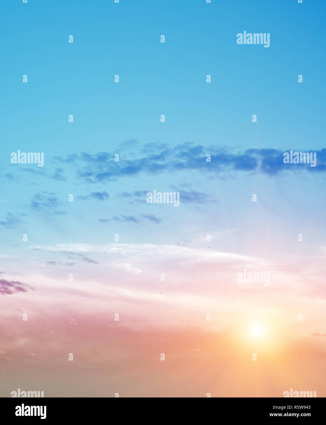 Sky and clouds vertical photo Stock Photo - Alamy