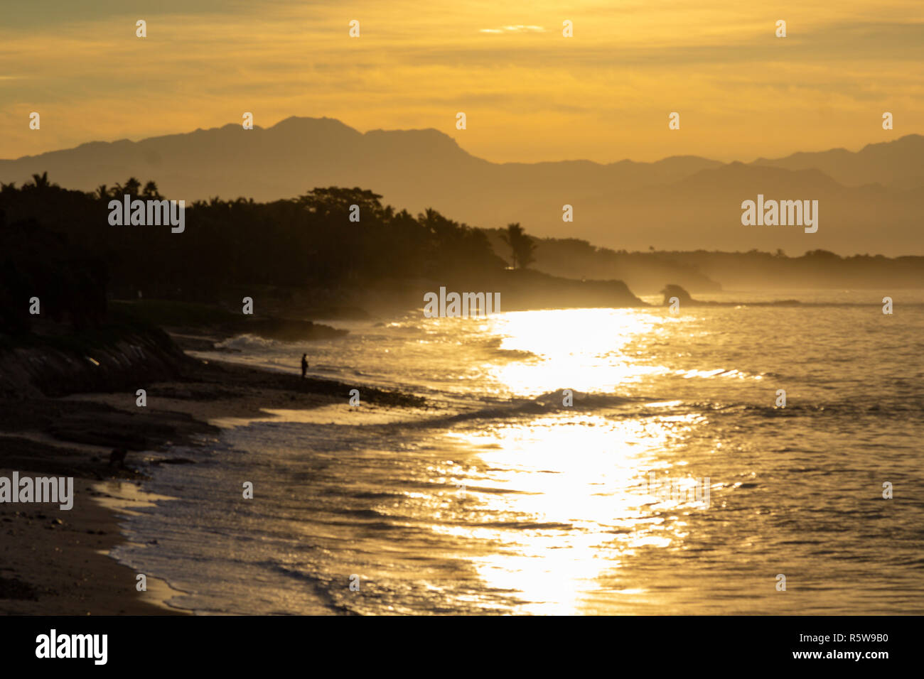 Sunrise in Punta de Mita Mexico Stock Photo