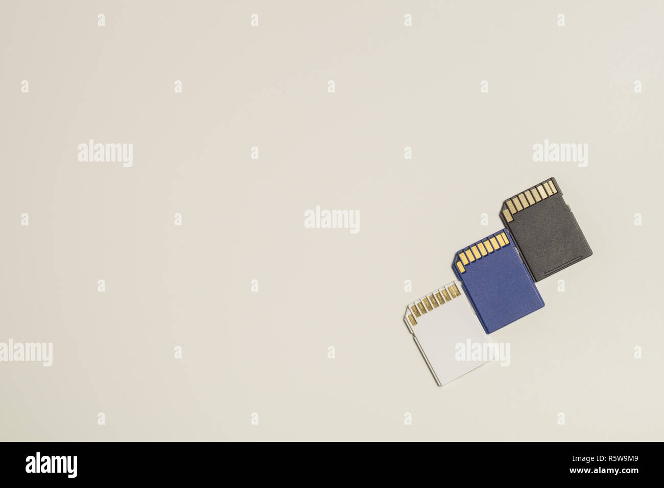 Memory card isolated on white background Stock Photo - Alamy