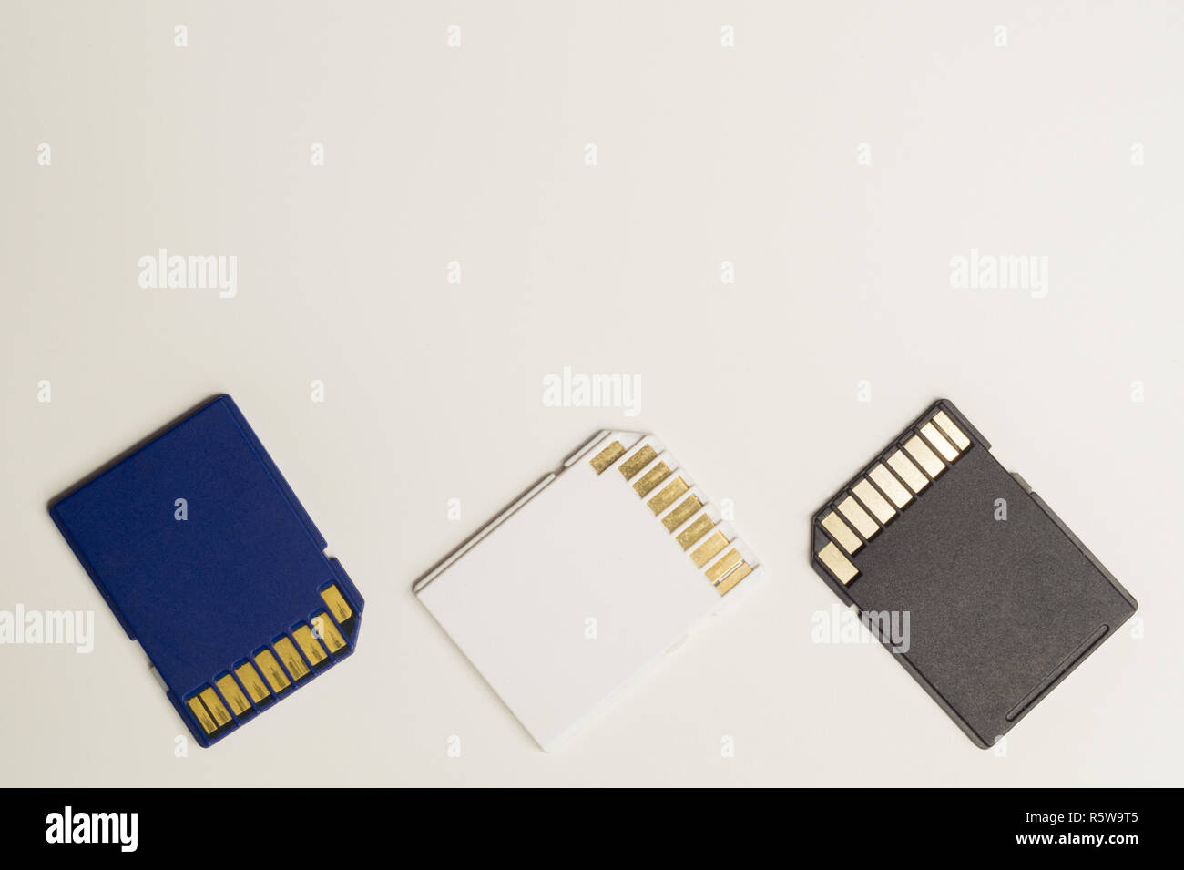 Memory card isolated on white background Stock Photo - Alamy