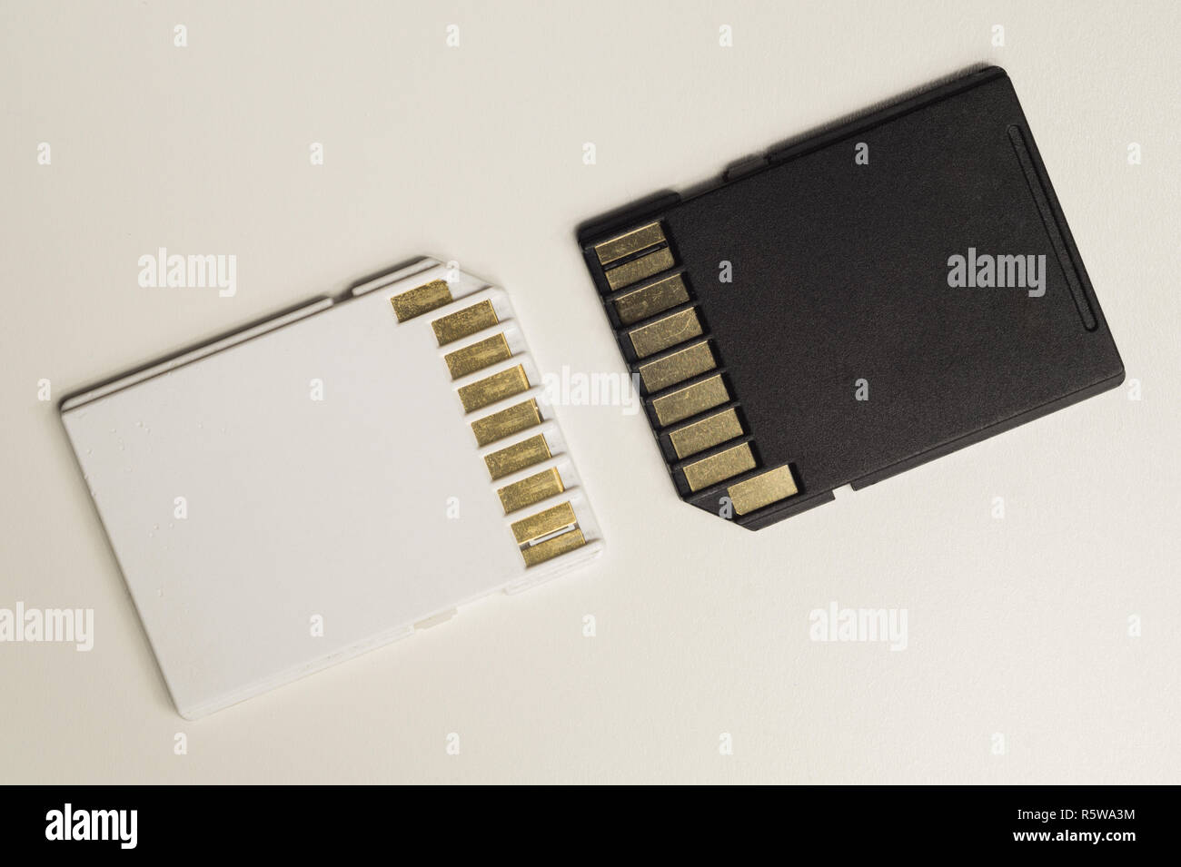 Memory card isolated on white background Stock Photo - Alamy
