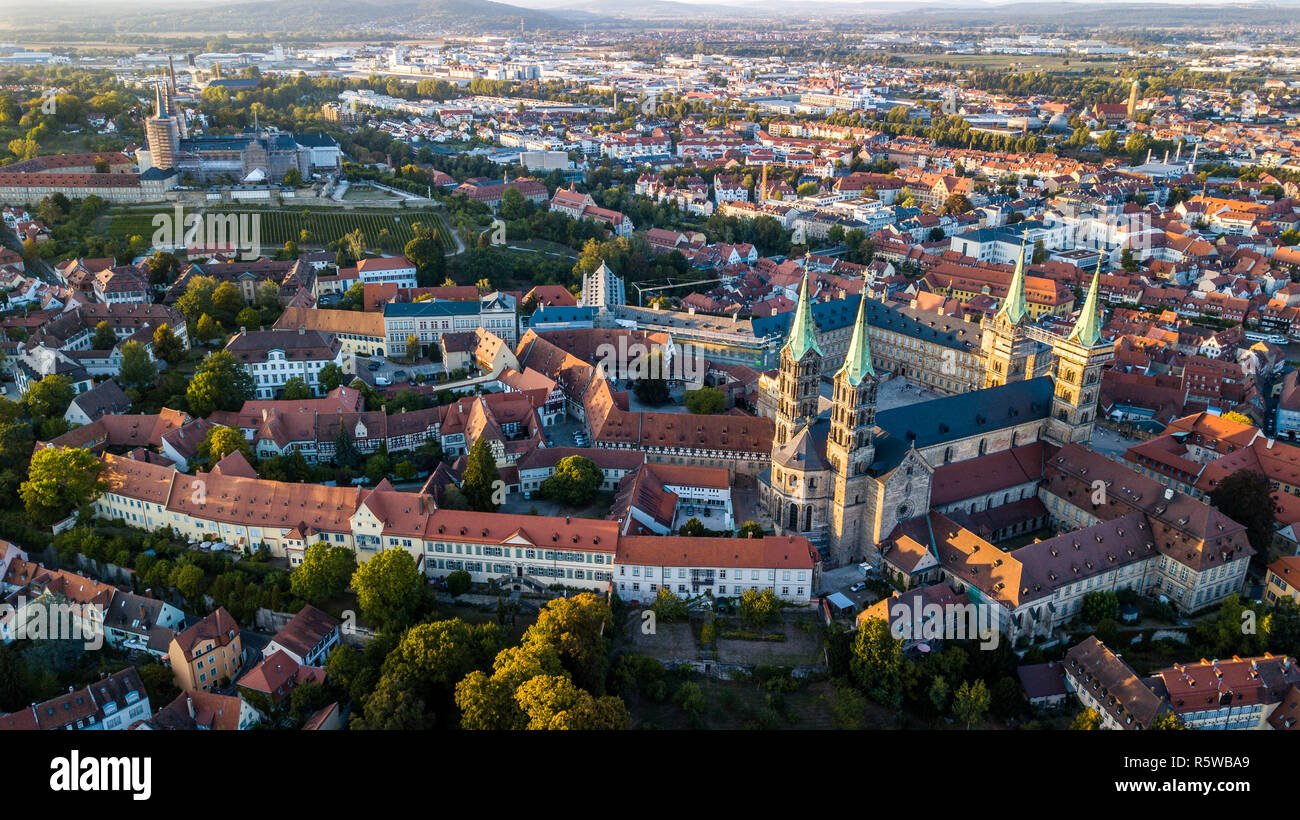 Bamberger Dom or Bamberg Cathedral, Altstadt or Old Town, Bamberg, Germany Stock Photo