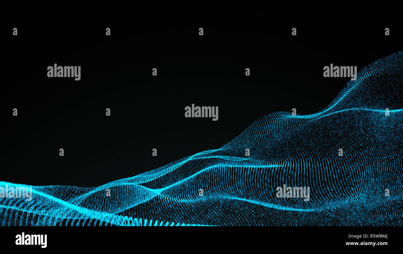 Abstract background with digital numbers. 3d rendering Stock Photo - Alamy