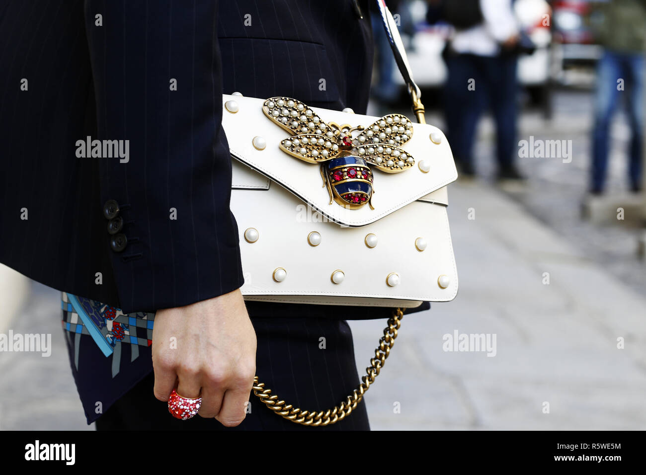 Bee Gucci Bag - Paris Fashion Week RTW SS 2019 - Paris - France Stock Photo  - Alamy