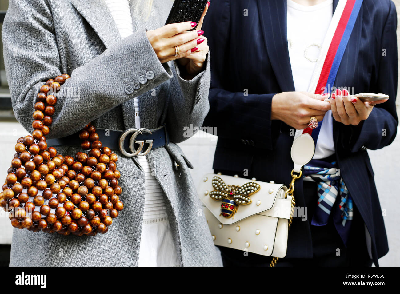 Bee Gucci Bag - Paris Fashion Week RTW SS 2019 - Paris - France Stock Photo  - Alamy