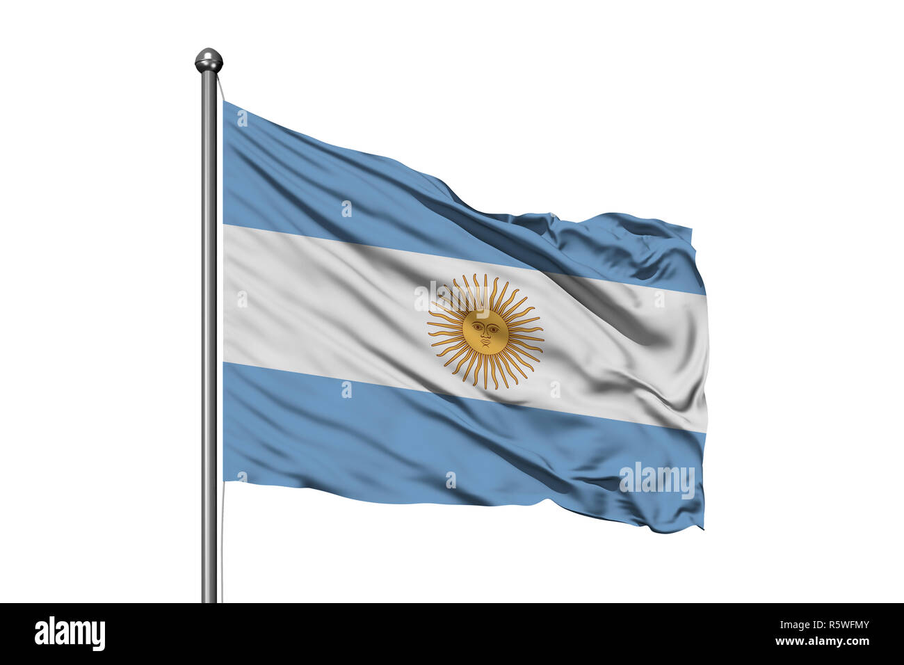 Waving Argentina Flag Stock Photo by ©PromesaStudio 43086783