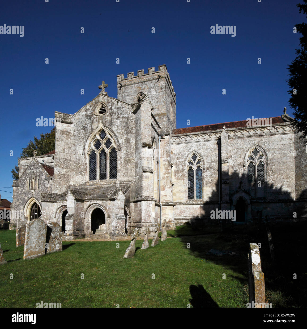 St John The Baptist Church Bishopstone Salisbury UK Stock Photo Alamy